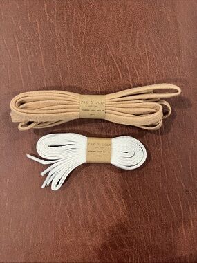 rag & bone Tan and White Shoelace Duo